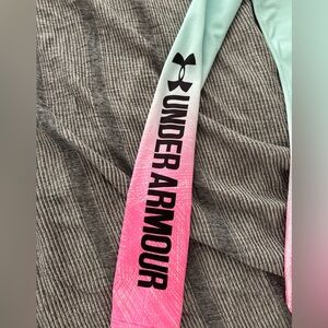 Under Armour Gradient Pink and Teal Leggings